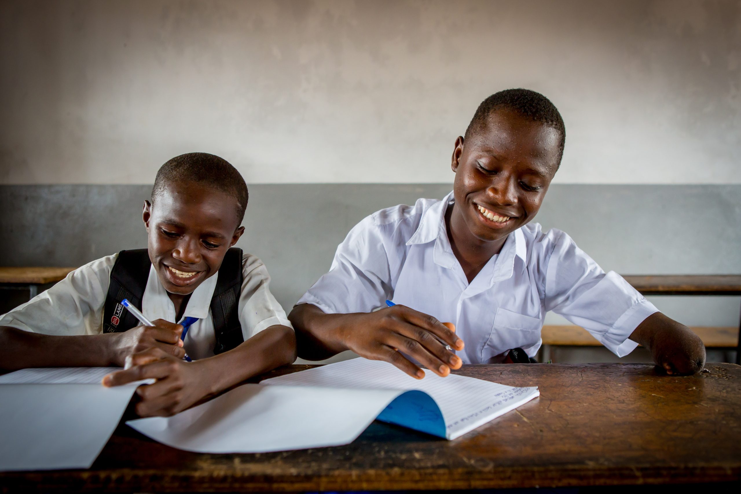 Sheku M. Dumbuya in classroom